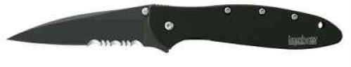 Kershaw Folding Knife With Black Tungsten DLC Coating/Partially Serrated Blade Md: 1660CKTST