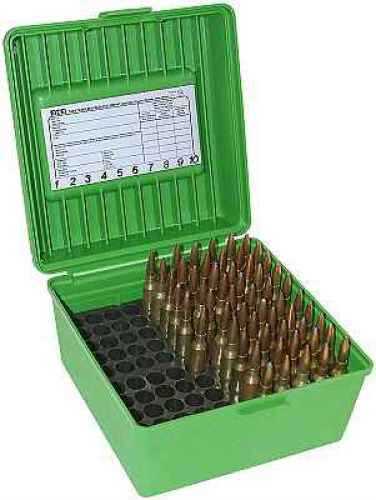 MTM Deluxe Ammo Box 100 Round Handle WSM WSSM Ultra Mag Green R-100-Mag-10