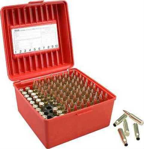 MTM Deluxe Ammo Box 100 Round Handle WSM WSSM Ultra Mag Red R-100-Mag-30