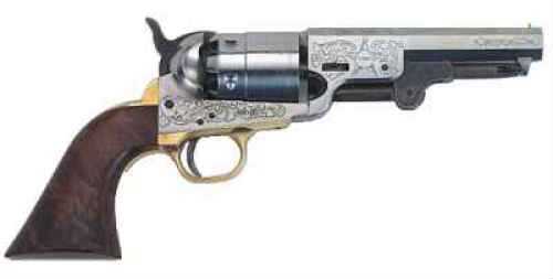 Traditions 44 Caliber Black Powder Revolver Steel Frame 5" Old Silver Octagon Barrel & Walnut Grips Md: Fr185125