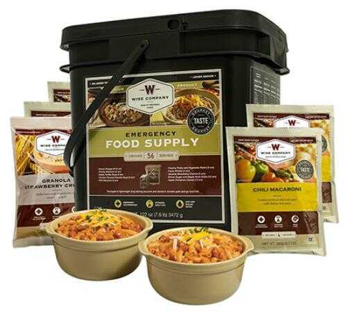 Wise Foods 01156 Grab And Go Bucket 56 Serving Breakfast And Entree