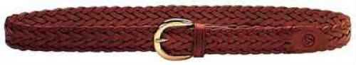Galco 28" Black Braided Leather Belt Md: Sb2028B