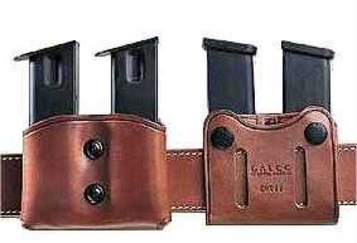 Galco Havana Brown Double Magazine Case Fits Belts 1"-1 3/4" Wide Md: DMC22H