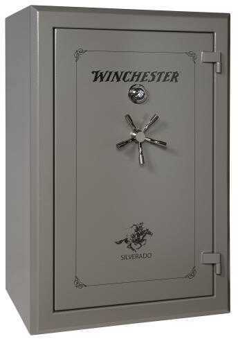 Winchester Safes S59404010E Silverado 40 Gun 60" H x 40" 29" D Electric Lock Gunmetal Gray