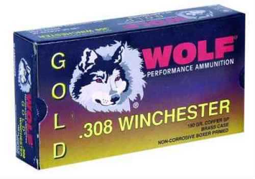 308 Win 150 Grain Soft Point 20 Rounds Wolf Ammunition 308 Winchester