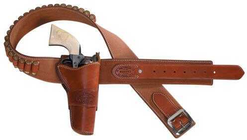 El Paso Saddlery 444LR 44 Half-Breed Colt SAA 4.75" Barrel Leather Russet