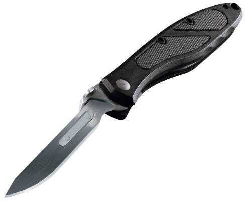 Havalon Xtc-60az Piranta Field Knife 2.75" Stainless Steel Replaceable Polymer Blk