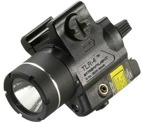 Streamlight 69241 TLR-4 Tactical Light Red Laser 125 Lumens CR2 Lithium (1) Black for HK USP Compact                    