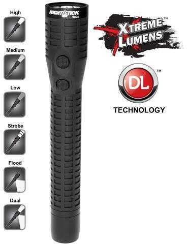 Bayco Nsr9924xl Duty/personal Dual Light Flashlight 650/300/100/600 Lumens Lithium Ion Black