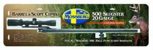 Mossberg 500 20 Gauge Rifle Bore Barrel 24" With Cantilever Mount With 3-9X32 Scope Md: 92010