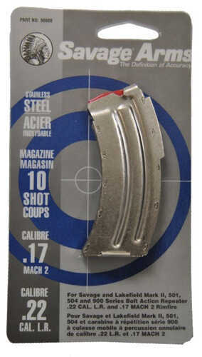 Savage Arms 10 Round Stainless Magazine For MKII 22 Long Rifle Md: 20005