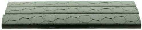 HEXMAG Rail Covers 18 Slot Slim Line LowPro 3-Pack Flat Dark Earth HX-LRC-3PK-FDE