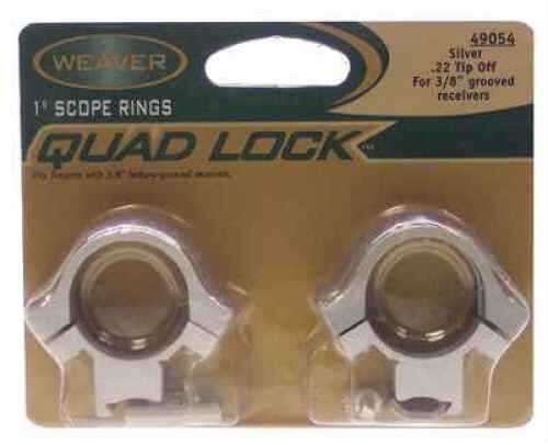 Simmons Weaver Scope Rings With Silver Finish Md: 49054