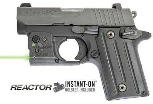 Viridian R5938GSG Reactor R5 Green Laser With Galco Stow-N-Go Sig 938 Trigger Guard Holster