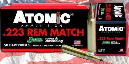 223 Rem 77 Grain Ballistic Tip 50 Rounds Atomic Ammunition Remington