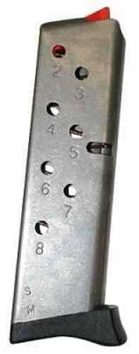 Smith & Wesson 8 Round Stainless Curved Magazine For 3913/3914/3908 9MM Md: 19070