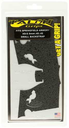 Talon 207R Adhesive Grip Springfield XD-S 9/40/45 3.3"/4" Textured Rubber Black