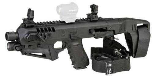CAA Micro RONI ADVANCED Kit for Glock 17 W/Brace Black