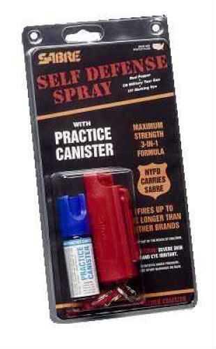Security Equipment Sabre Pepper Spray/Practice Canister With Keyring .54 Ounces Md: STUHC14