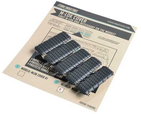 Strike SIMLOKCOVERV MLok Cover V2 Polymer Black 5 Pack