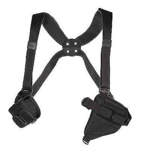 Bianchi Ambidextrous Shoulder Holster With Mag Pouch & Tie Down Accessory Straps Md: 17035