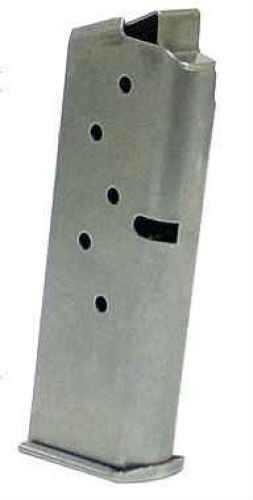 Colt 6 Round 45 ACP Officers Model Magazine With Nickel Finish Md: SP54555N