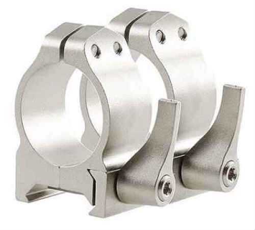 Warne Quick Detach Rings With Silver Finish Md: 202Ls