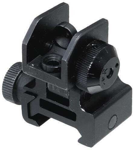 UTG MNT-951 Flip-Up Rear Sight AR-15 Black Steel
