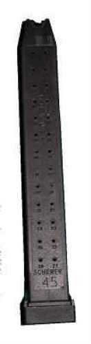 Schere 25 Round Black Extended Magazine For Glock 45 ACP Md: Glock45 ACP