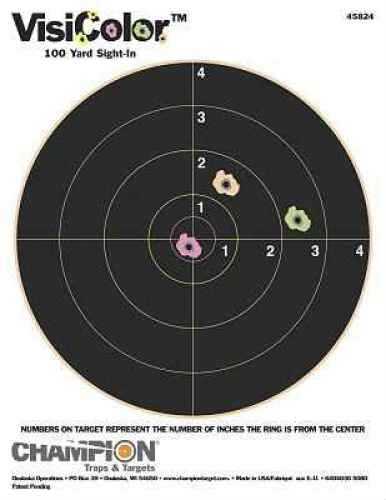 Champion Traps & Targets Visicolor 8" Bullseye 10/Pack 45824