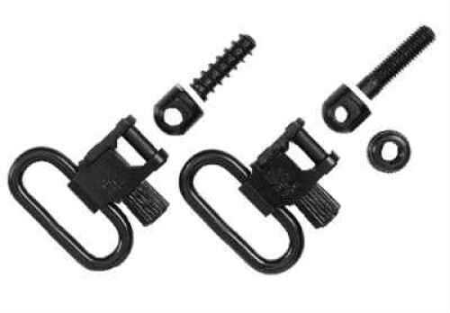 Uncle Mikes 1" Black Quick Detach Sling Swivels Md: 10012