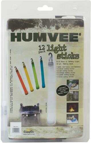 Humvee Accessories HMV6FP12 12 Piece Light Stick Family Pack White/Blue/Red/Green/Orange