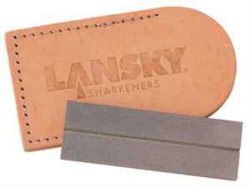 Lansky LDPST 3" Double Sided Sharpening Stone Fine Diamond w/Lthr Case                                                  