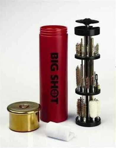 PS Products Big Shot Cleaning Kit 13" 43-Piece Universal Gun With 12 Piece Brass Jag Set Shotgun Shell Replica