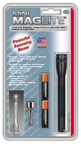 MagLite Blister Pack Includes Flashlight/2 AAA-Cell Batteries & Pocket Clip Md: M3A016