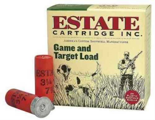 20 Gauge 2-3/4" Lead #8  7/8 oz 250 Rounds Estate Shotgun Ammunition