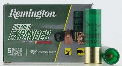 12 Gauge 3" Copper Slug   5 Rounds Remington Shotgun Ammunition