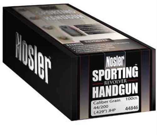 Nosler 44 Caliber 300 Grains JHP Hand Gun .429" 100/Box Bullets