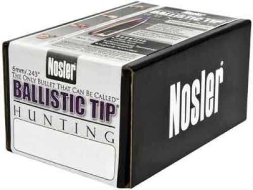 Nosler 8mm .323 Diameter 180 Grain Spitzer Ballistic Tip Hunting 50 Count