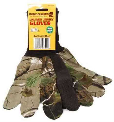 Hunters Specialties Jersey Dot Grip Realtree All Purpose Green Gloves Md: 05309