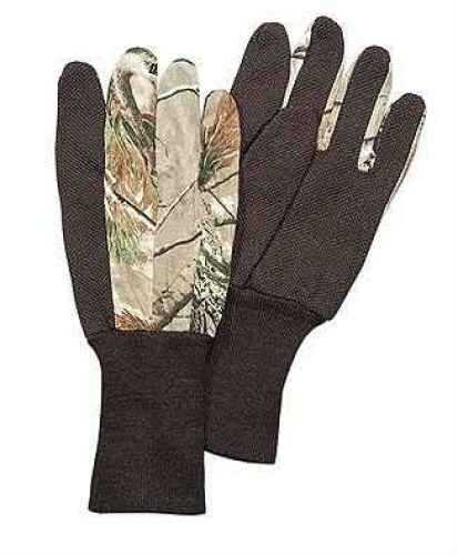 Hunters Specialties Jersey Dot Grip Realtree All Purpose Gloves Md: 05421