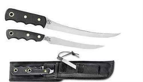Kinives Of Alaska Fillet Knife Combo With Black SureGrip Handles Md: 092FG