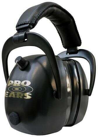 Pro Ears Gold II 30 Ear Muff Electronic W/Padded Base Black