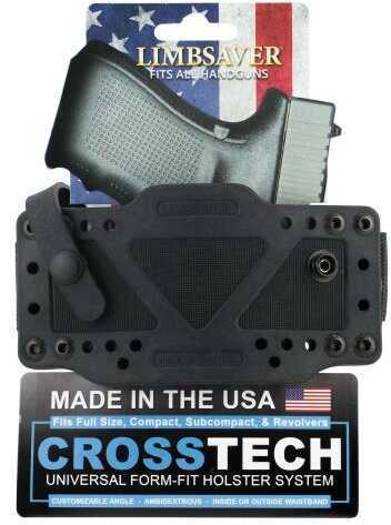 Limbsaver 12506 CrossTech with 1.5" Webbing IWB/OWB Universal Handgun Polymer Black