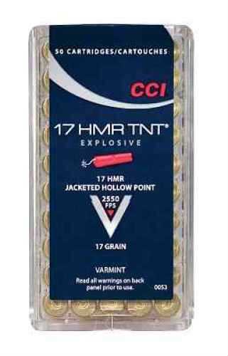 17 HMR Grain Hollow Point 50 Rounds CCI Ammunition