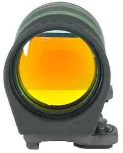 Trijicon 800038 Reflex with Flattop Mount 1x 42mm Obj 6.5 MOA Illuminated Amber Dot Black