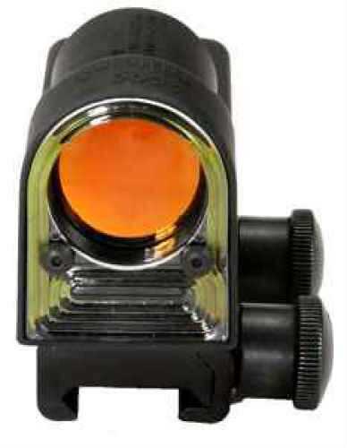 Trijicon 800024 Reflex with Flattop Mount 1x 24mm Obj 12.9 MOA Dual Illuminated Amber Triangle Black Self-Illumination