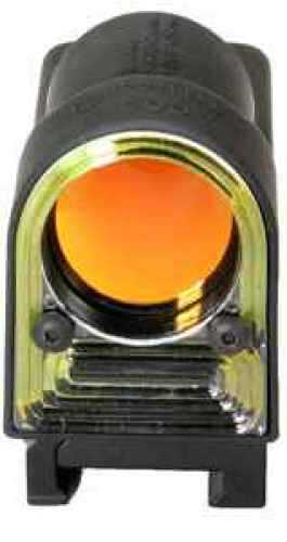 Trijicon 800023 Reflex with Weaver Mount 1x 24mm Obj 12.9 MOA Dual Illuminated Amber Triangle Black Self-Illumination