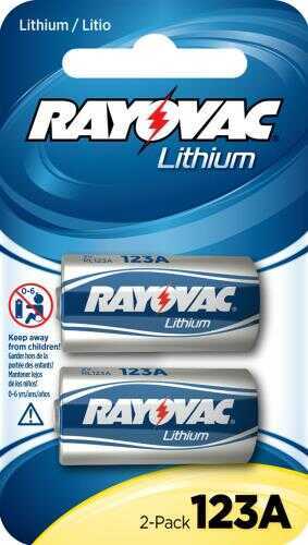 RayoVac 2 Pack 3 Volt Lithium Batteries Md: RL123A2