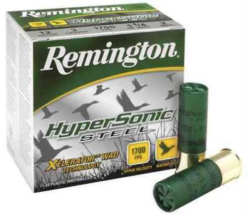 12 Gauge 3" Steel #2  1-1/8 oz 250 Rounds Remington Shotgun Ammunition